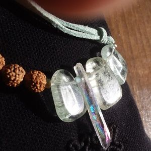 RAINBOW QUArTZ. Nature healing wand 4 wrist!